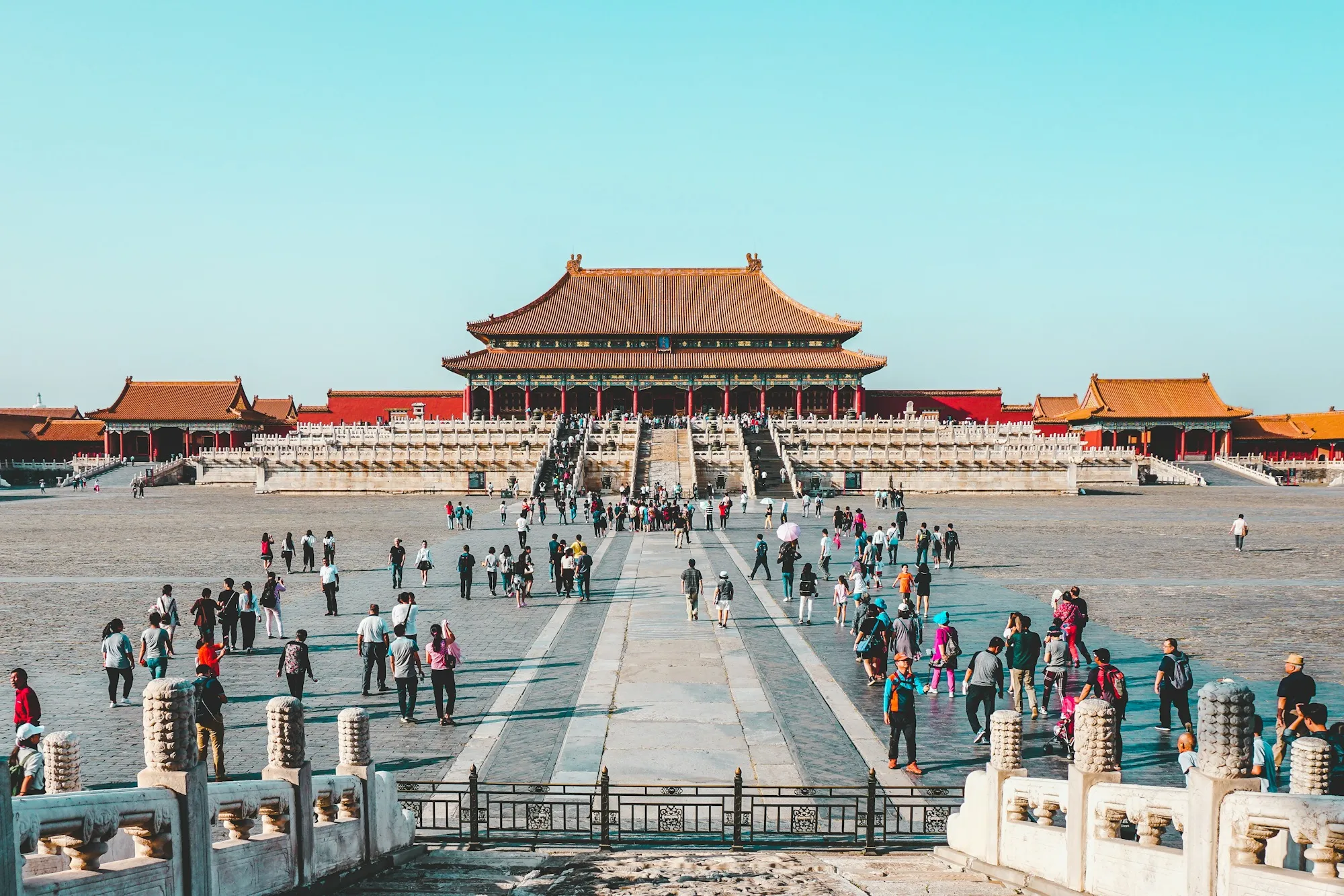 Forbidden City Hall of Supreme Harmony at golden hour